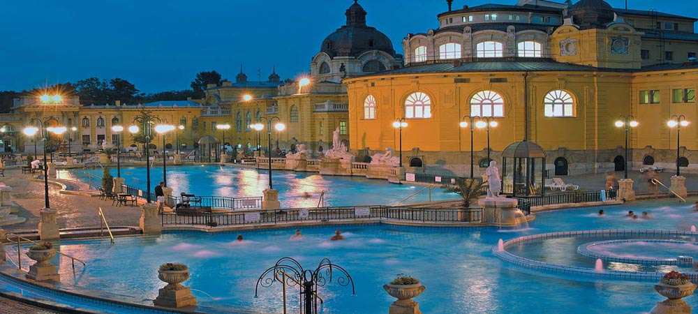 Széchenyi (Budapest) Mayores baños termales medicinales de